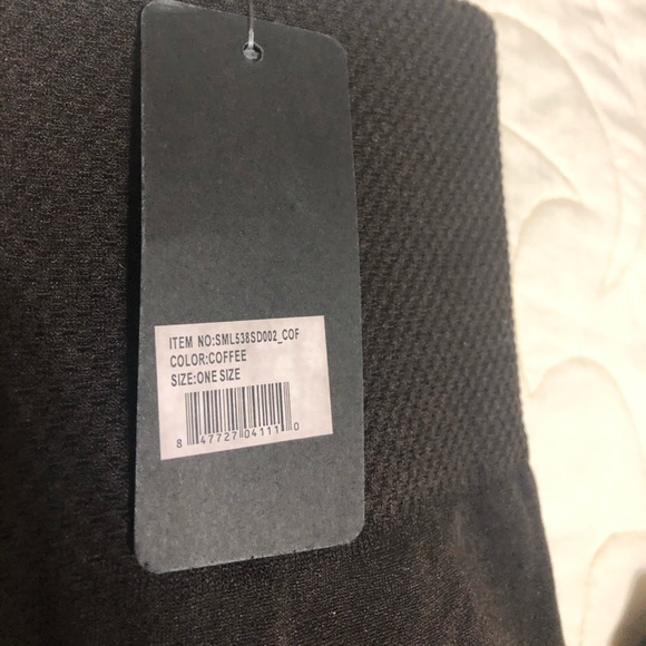 NWT Yelete Coffee Brown Leggings - Picture 3 of 3